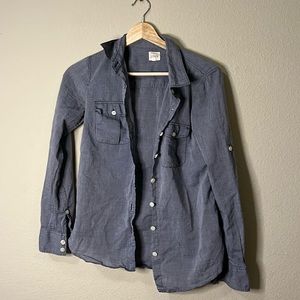 J. Crew Denim look Button up
